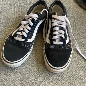 Classic Black and White Sneakers